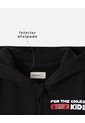 Buzo Oversize Negra Niño Negro de BABY FRESH