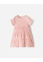 Vestido Midi Bloques Estampado Niña Rosa de BABY FRESH