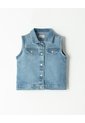 Chaleco Denim Regular índigo Medio Unisex Azul Oscuro de BABY FRESH