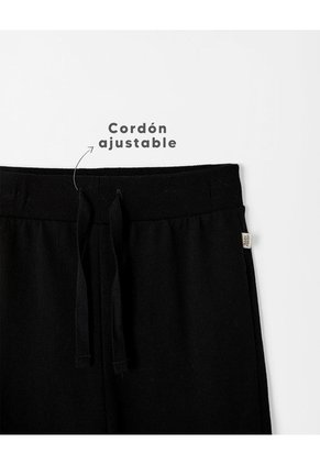 Jogger Regular Negro Niño Negro