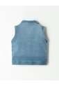 Chaleco Denim Regular índigo Medio Unisex Azul Oscuro de BABY FRESH