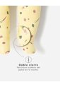 Pijama Algodón Cierre Doble Sentido Estampada Bebé Niña Amarillo de BABY FRESH