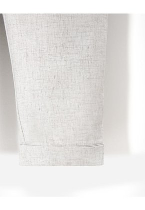 Pantalón Recto + Cargaderas Lino Bebé Niño Gris