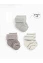 Medias Bebé Unisex Calentadoras Largas Pack X3 Surtido Multicolor de BABY FRESH