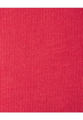 Camiseta Oversize Algodón Roja Niña Rojo