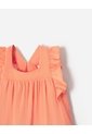 Vestido Midi Algodón Texturizado Coral Niña Coral de BABY FRESH