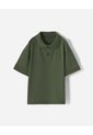 Polo Oversize Verde Niño Verde de BABY FRESH