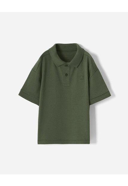Polo Oversize Verde Niño Verde