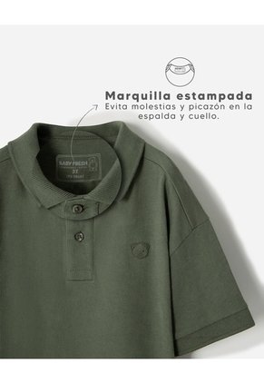 Polo Oversize Verde Niño Verde