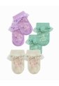 Medias Bebé Niña Algodón Largas Pack X3 Surtido Multicolor de BABY FRESH