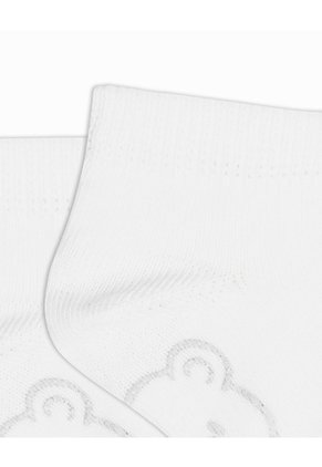 Medias Unisex Algodón Tobilleras Pack X3 Blancas Blanco