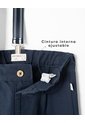 Pantalón Recto + Cargaderas Drill Algodón Azul Niño Azul de BABY FRESH