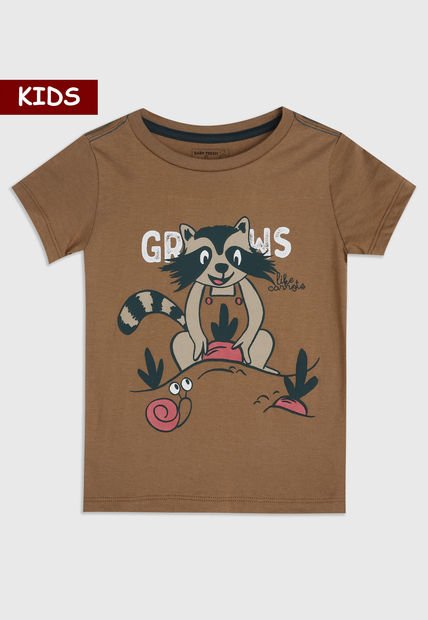 Camiseta Cafe-Gris-Blanco BABY FRESH Octary