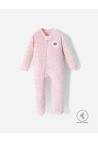 Pijama Cierre Doble Sentido Estampada Bebé Niña Rosa BABY FRESH