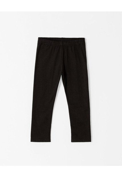 Legging Tiro Medio Negro Niña Negro
