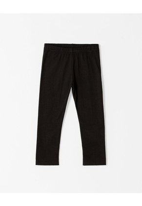 Legging Tiro Medio Negro Niña Negro