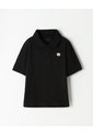 Polo Oversize Negra Niño Negro de BABY FRESH