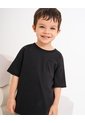 Camiseta Oversize Algodón Negra Niño Negro de BABY FRESH