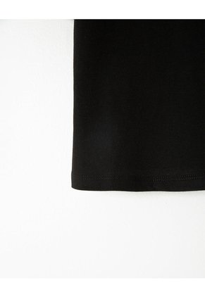 Polo Oversize Negra Niño Negro