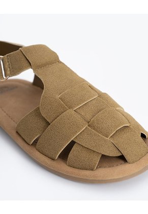 Sandalias Tipo Pescador Café Niña Cafe