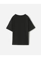 Camiseta Oversize Algodón Negra Niño Negro de BABY FRESH