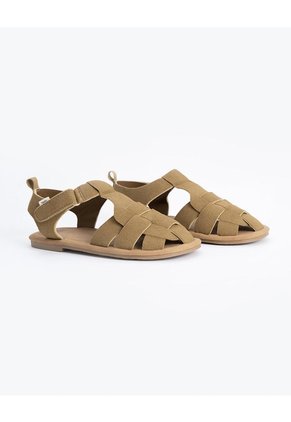 Sandalias Tipo Pescador Café Niña Cafe