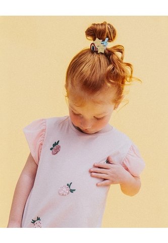 Camiseta Regular Lentejuelas Niña Rosa BABY FRESH