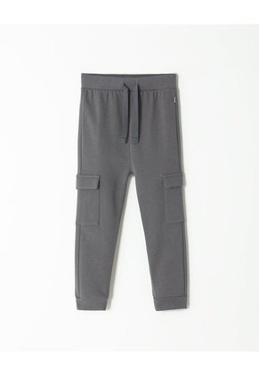Jogger Regular Gris Niño Gris
