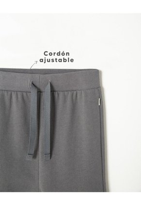 Jogger Regular Gris Niño Gris