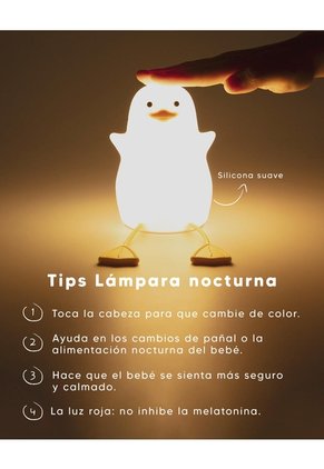Lámpara Nocturna Infantil Pingüino