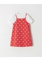Conjunto Camiseta + Vestido Niña Rojo de BABY FRESH