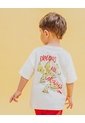 Camiseta Oversize Algodón Estampada Niño Beige de BABY FRESH