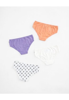 Panty Algodón X4unds Surtido Niña Multicolor
