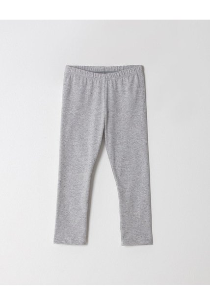 Legging Tiro Medio Gris Niña Gris