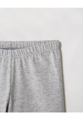 Legging Tiro Medio Gris Niña Gris