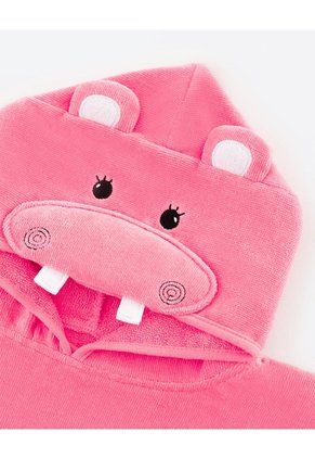 Toalla Tipo Poncho Algodón Rosado Rosa