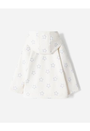 Chaqueta Parka Repelente Al Agua Estampada Niña Beige