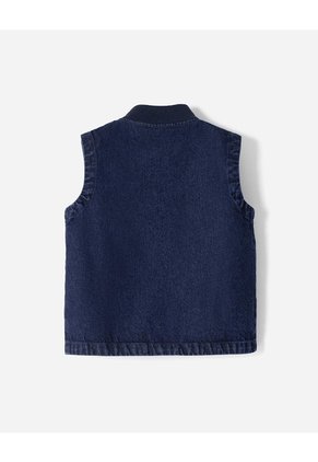 Chaleco Regular índigo Oscuro Niño Azul Oscuro