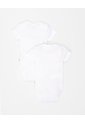 Body Manga Corta Algodón X2unds Surtido Bebé Unisex Blanco de BABY FRESH