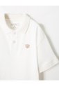 Polo Oversize Blanca Niño Blanco de BABY FRESH