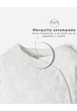 Enterizo Largo Botones A Presión Blanco Bebé Unisex Blanco de BABY FRESH