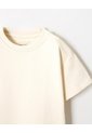 Camiseta Oversize Algodón Crema Niño Beige de BABY FRESH