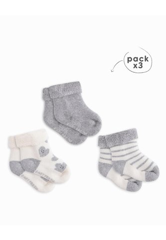 Medias Bebé Unisex Algodón Largas Pack X3 Surtido Multicolor BABY FRESH