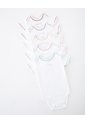 Body Manga Corta Algodón X5unds Surtido Bebé Unisex Blanco de BABY FRESH