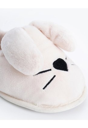 Pantuflas Conejo Crudo Unisex Beige