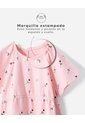 Vestido Medio Rosado Estampado Rosa de BABY FRESH
