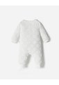 Enterizo Largo Botones A Presión Blanco Bebé Unisex Blanco de BABY FRESH