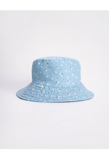 Gorro Tipo Pescador Estampado Niña Azul