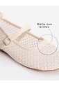 Bailarinas Malla Crudo Niña Beige de BABY FRESH