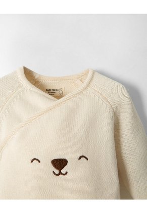 Conjunto Buzo + Pantalón Algodón Bebé Unisex Beige